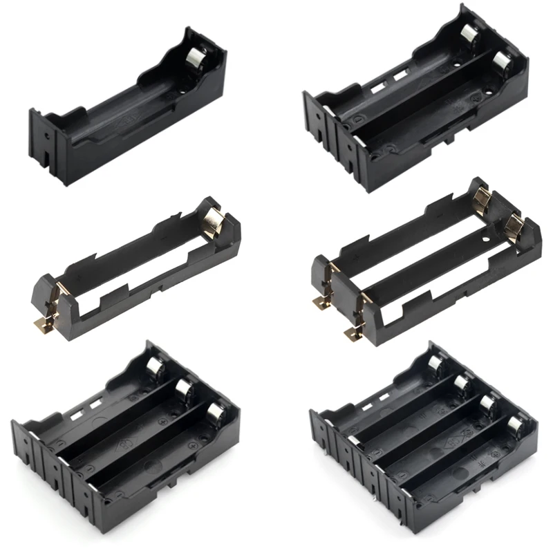 

1/2/3/4 Section Battery Case Holder Storage Box For 18650 Rechargeable Battery 3.7V DIY 18650 Power Bank Box Battery holder