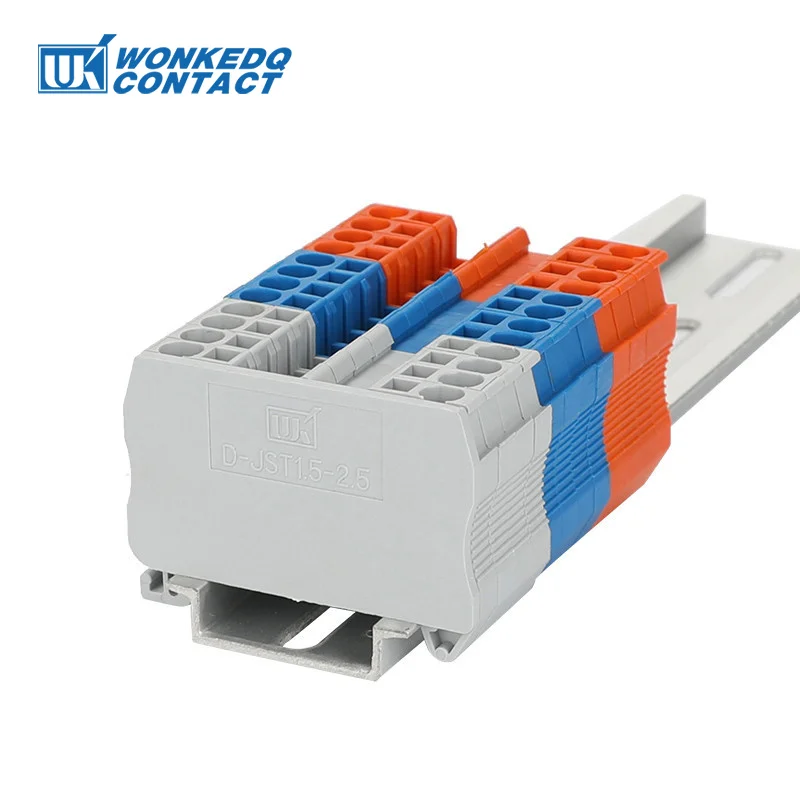 1Pc D-ST1.5-2.5 End Barrier Plate For PT2.5/ST1.5/ST2.5 Wire Connector Din Rail Terminal Block PT 2.5 End Cover D-ST 1.5-2.5