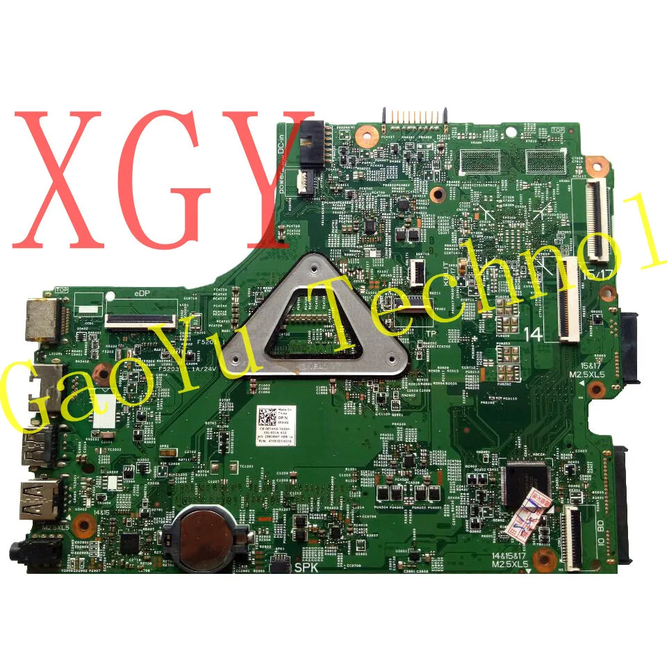 original For Dell Inspiron 15 3542 laptop motherboard Intel Pentium 3558u ddr3l P34kx 0P34kx 100% Fully Test