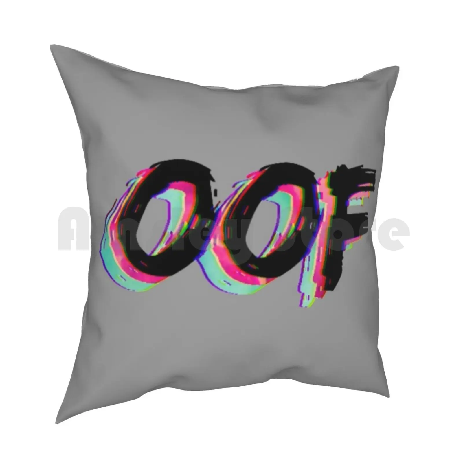 Oof Pillow Case Printed Home Soft DIY Pillow cover Oof Glitch Glitch Died Sound Trending Games Death Sounds Oof Most