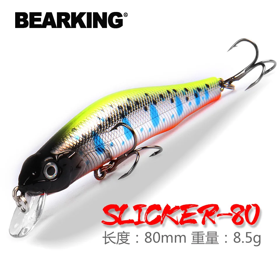 BEARKING-80mm 8.5g 전문 품질 자석 무게 낚시 미끼, 미노우 크랭크 핫 모델 인공 미끼 태클