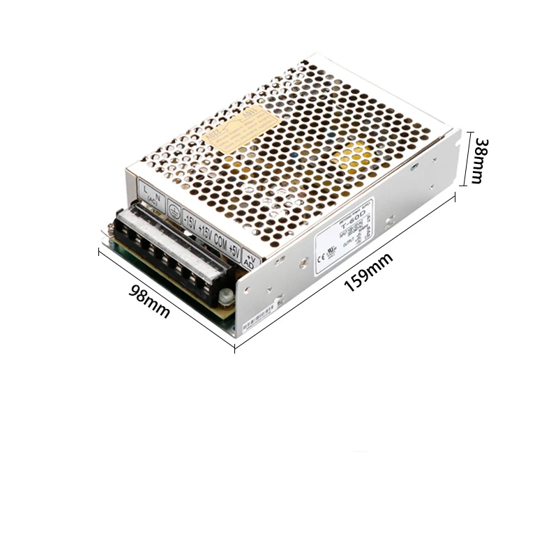 SHINIU-tree Output Switching التيار الكهربائي ، طريقة ثلاث مجموعات ، 5 فولت ،-5 فولت ، 12 فولت ،-12 فولت ، 15 فولت ،-24 فولت