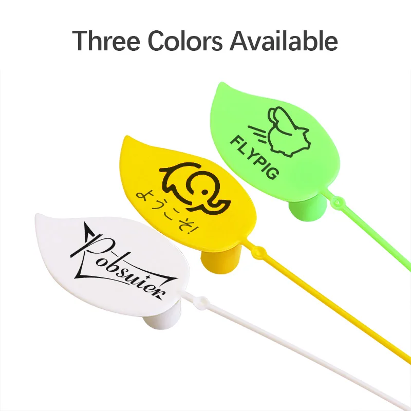 100 شعار مخصص شنق العلامة البلاستيكية شخصية الملابس الأحذية مفتاح هدية اسم سعر شجرة النبات تسمية علامات الأمن علامة