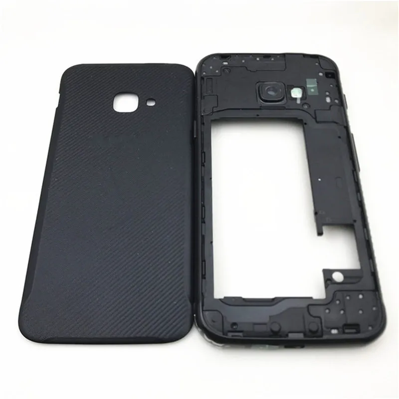 Housing Cover For Samsung Galaxy Xcover 4 G390 SM-G390F Middle Frame Plate+Battery Cover Back Case Waterproof Ring Repair Parts