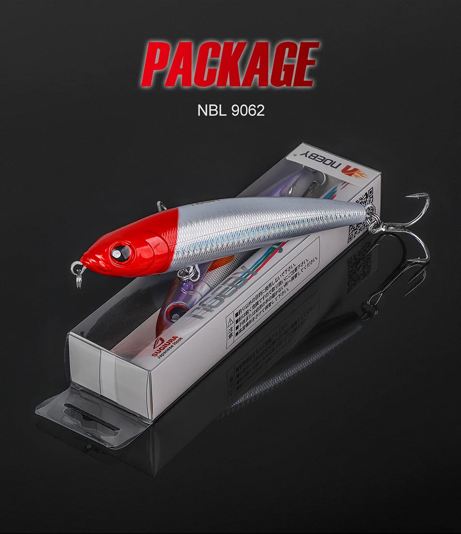 Noeby Stickbait Angelköder 14cm70g 16cm98g 18cm145g Sinkender Bleistift-Kunstköder für Meeres-Thunfisch-Salzwasser-Angelköder – Detail 10
