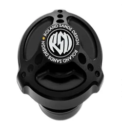 RSD Motorcycle Fuel Gas Tank Cap Oil Cover for Harley CNC  883XL 1200 Sportster Dyna Softail Touring