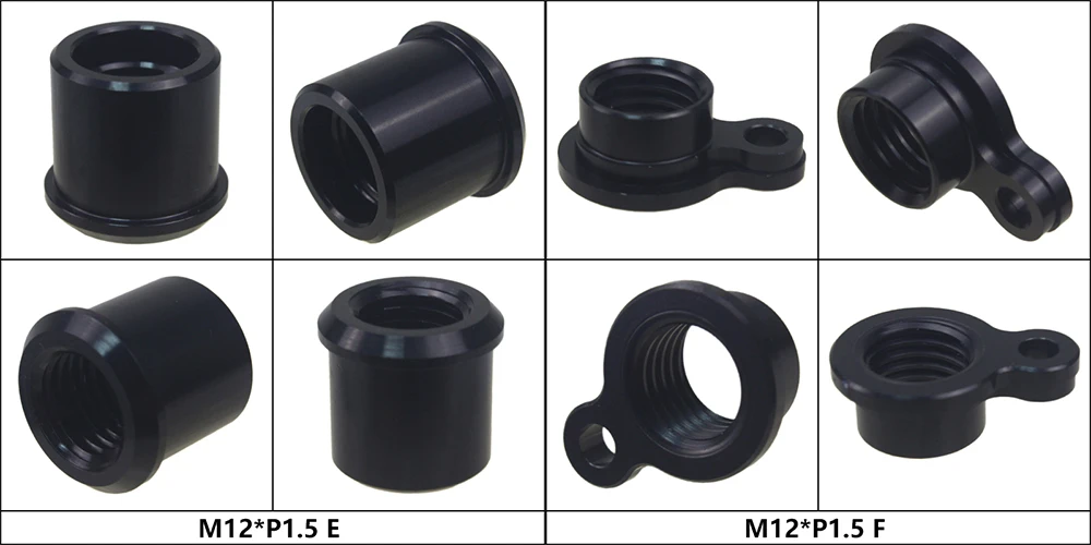 HEPPE MTB Rennrad Steckachse Mutter M12 M14 M15 Gewinde Achsmuttern Fahrradnabenrohr Welle Spießkappe für P1.0/1.25/1.5/1.75mm Thru Alxe – Detail 21