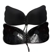 Women Seamless Sticky Push Up Bra #5