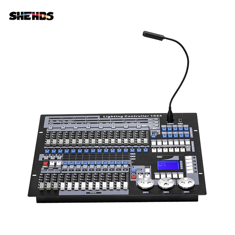 1024 Controller With Flight Case DMX 512 Console For Moving Head Light Led Par Professional Stage Light DJ Light Disco Wash Spot