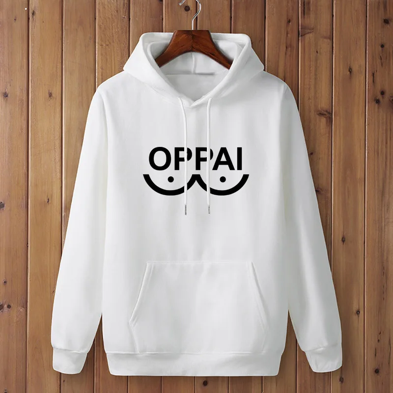 2020 Fashion One Punch Women Hero OPPAI Sweatshirt Clothes Sweatshirt hoodies Women Autumn Winter Hip Hop Hooded Hipster Punk