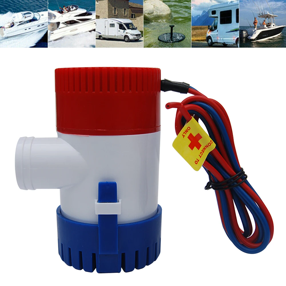 

1100GPH 12V Electric Marine Submersible Bilge Sump Water Pump With Switch For Boat for Boat Automatic Control Switch Combination