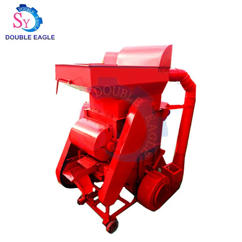 High output professional peanut shell decorticator/peanut hulling machine/ground hull breaking shelling processing equipment