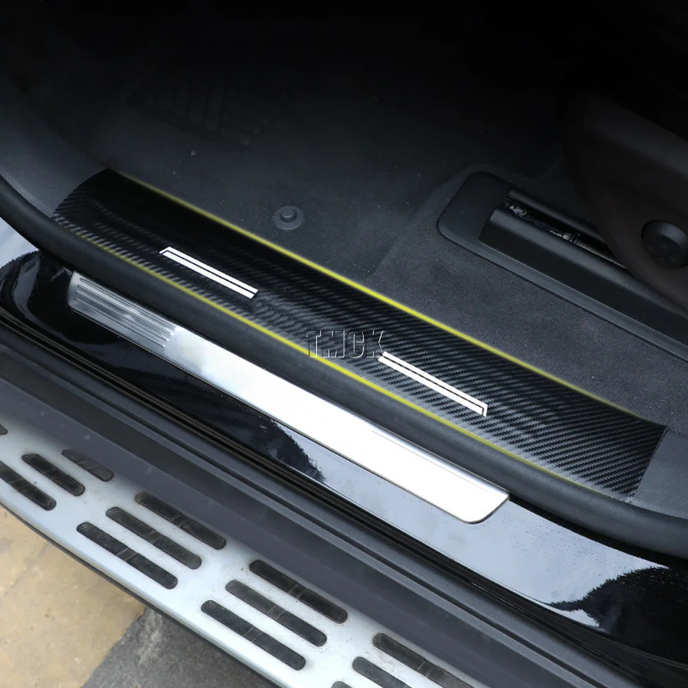 For Mercedes Benz GLE Class W167 V167 GLE350 GLE450 2020+ Car Accessories Door Sill Edge Protection Pad Anti-kick Door Mat Cover