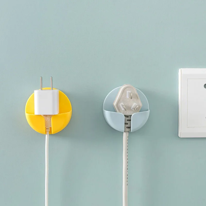 Supporto per cavi protezione gestione organizzatore finitura spina da tavolo striscia lunga clip di ritenzione del filo di Silicone avvolgitore del cavo di alimentazione