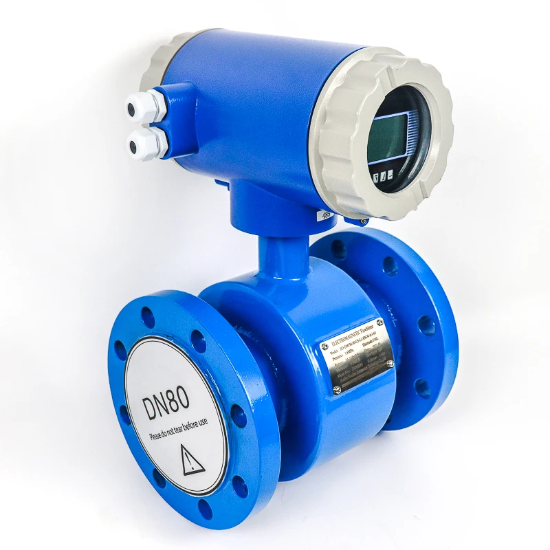 3 Inch Fruit Juice Beverage Sanitary Electromagnetic Flowmeter RS485 Output