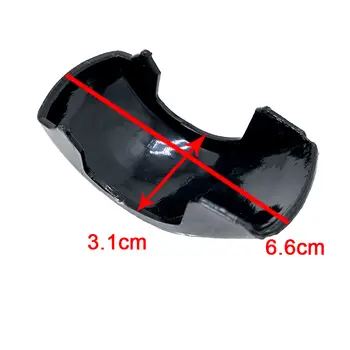 Černá chromovaná řadicí páka, páka s kuličkou, pero, odznak, horní kryt pro Škoda Octavia MK2 II (04-08) II FL (08-11) 6 nejlepší prodej řadicí hlavice Škoda Octavia VRS - №2