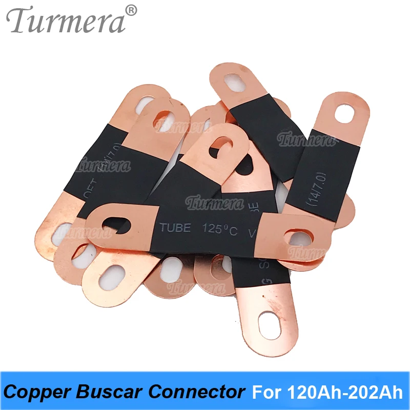 Turmera ทองแดง BusBars สำหรับ3.2V Lifepo4แบตเตอรี่120Ah 202Ah ประกอบสำหรับ36V E-Bike และอย่างต่อเนื่องแหล่งจ่ายไฟ12V