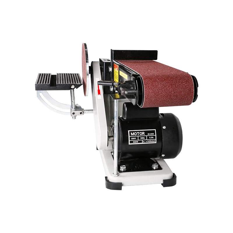 DK-S500 Levigatrice da tavolo per uso domestico piccola levigatrice multifunzione per metallo lavorazione del legno lucidatura trafilatura