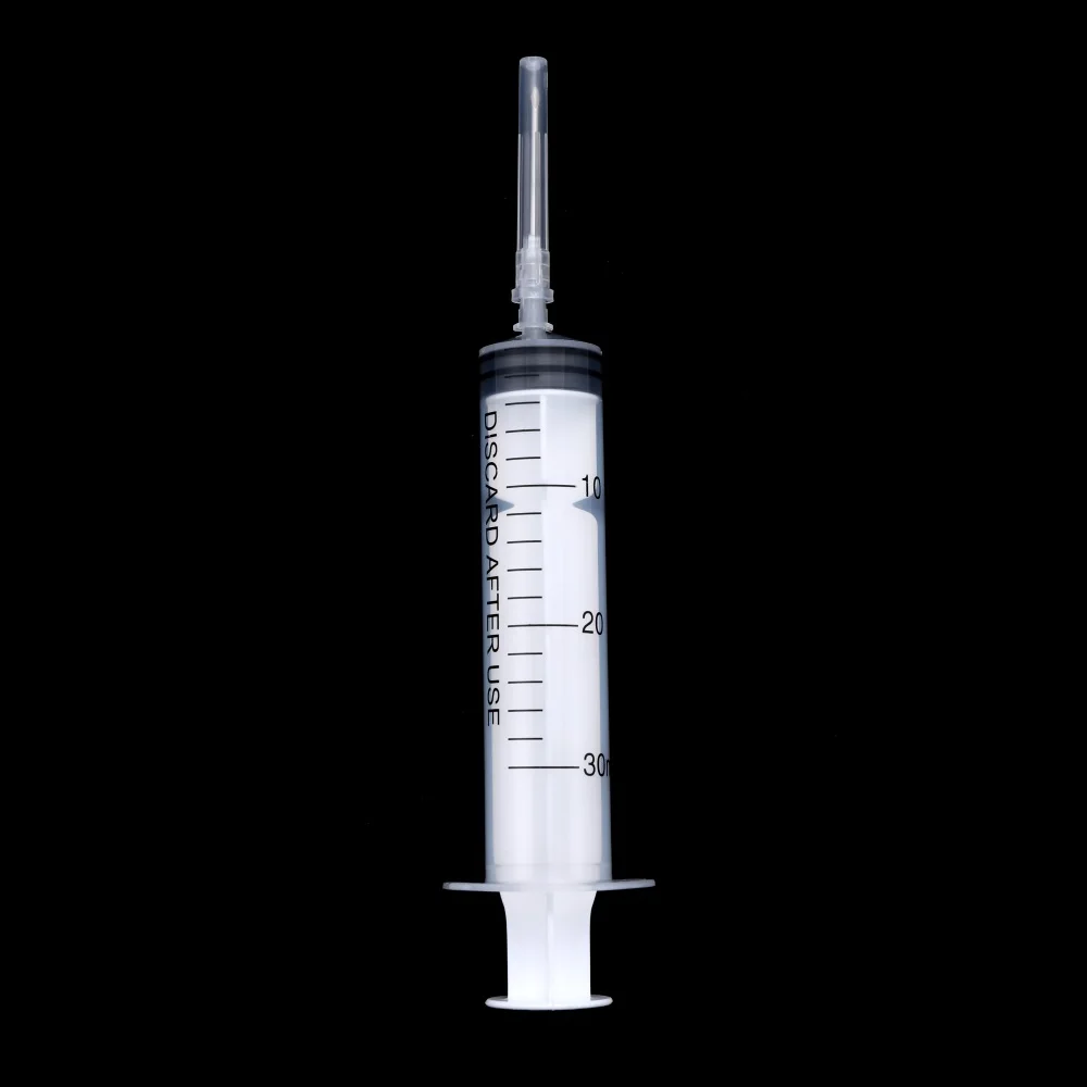 1Pcs 3-60ml Wiederverwendbare Kunststoff Spritze mit Abgabe Nadel Flüssigkeit Injektion Pipette Werkzeuge Für DIY Epoxidharz schmuck Machen Werkzeug