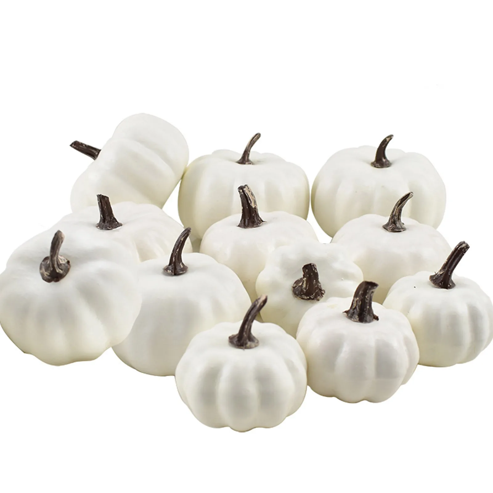 Decorazione del raccolto di caduta del mestiere artificiale del modello della zucca di simulazione di Halloween 7Pcs