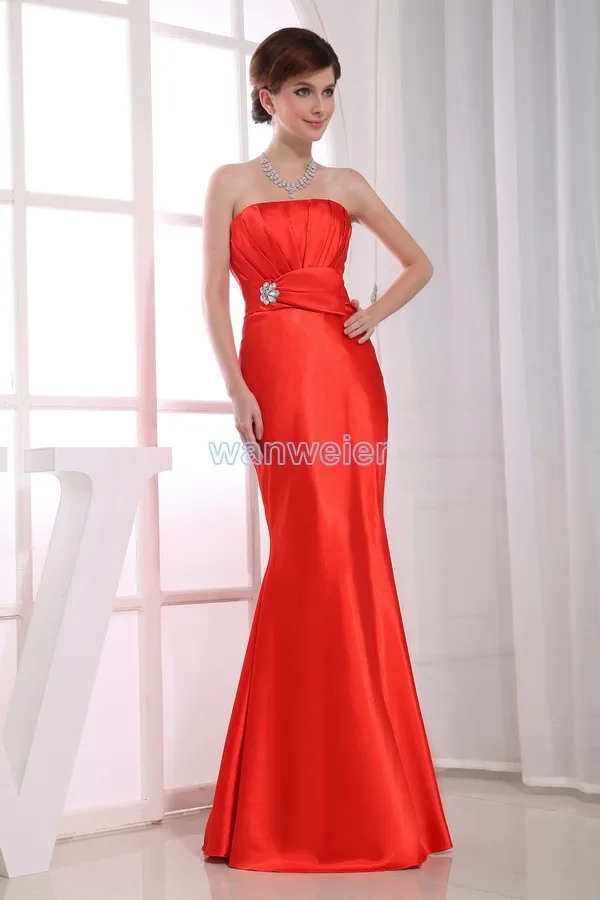 

free shipping formal gown real photos fashion cut off shoulder purple short brides maid dress red Mermaid Bridesmaid Dresses