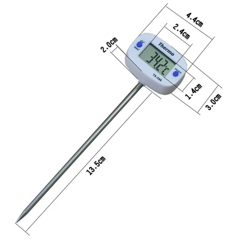 TP300 Food Thermometer Kitchen Thermometer BBQ Electronic Oven Thermometer For Meat Water Milk Cooking Food Probe Kitchen Tools