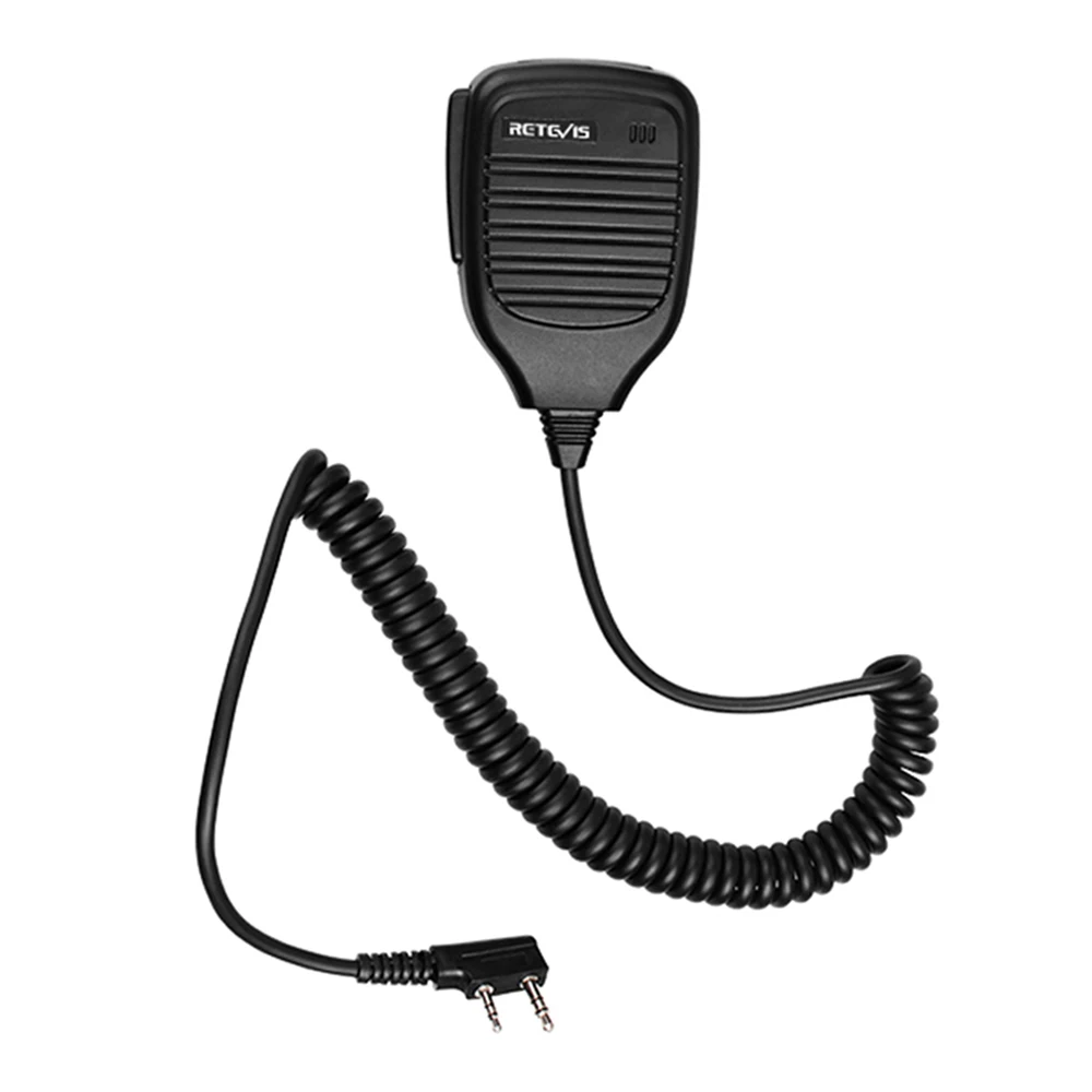 Retevis Handheld Speaker Microphone PTT MIC Tangent Accessories For Kenwood For Baofeng UV 5R Quansheng UV K5 Walkie Talkie H777