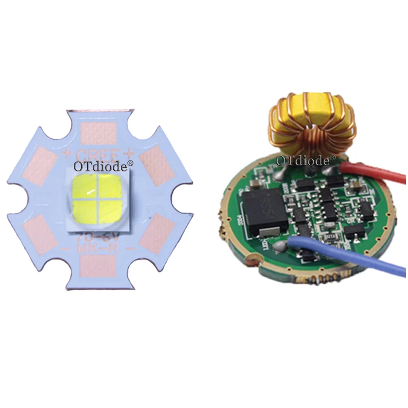 1 Set Original  XHP70 XHP70.2 6V Cool White Neutral White Warm White High Power LED Emitter 22mm/26mm 1 Mode or 5 Modes Driver