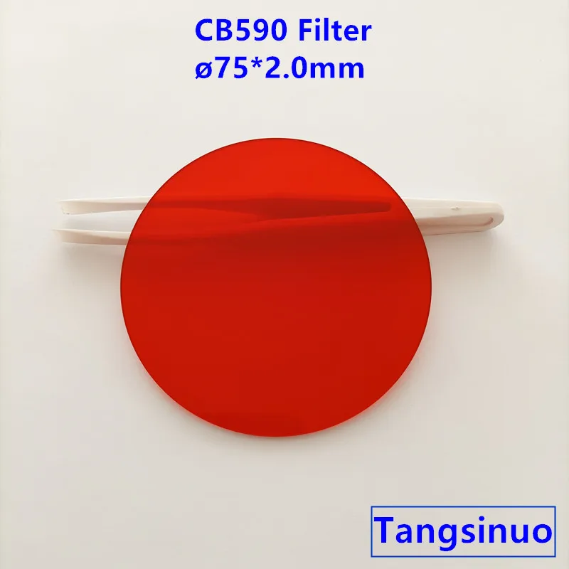 590nm Longpass Filter Red Optical Glass CB590