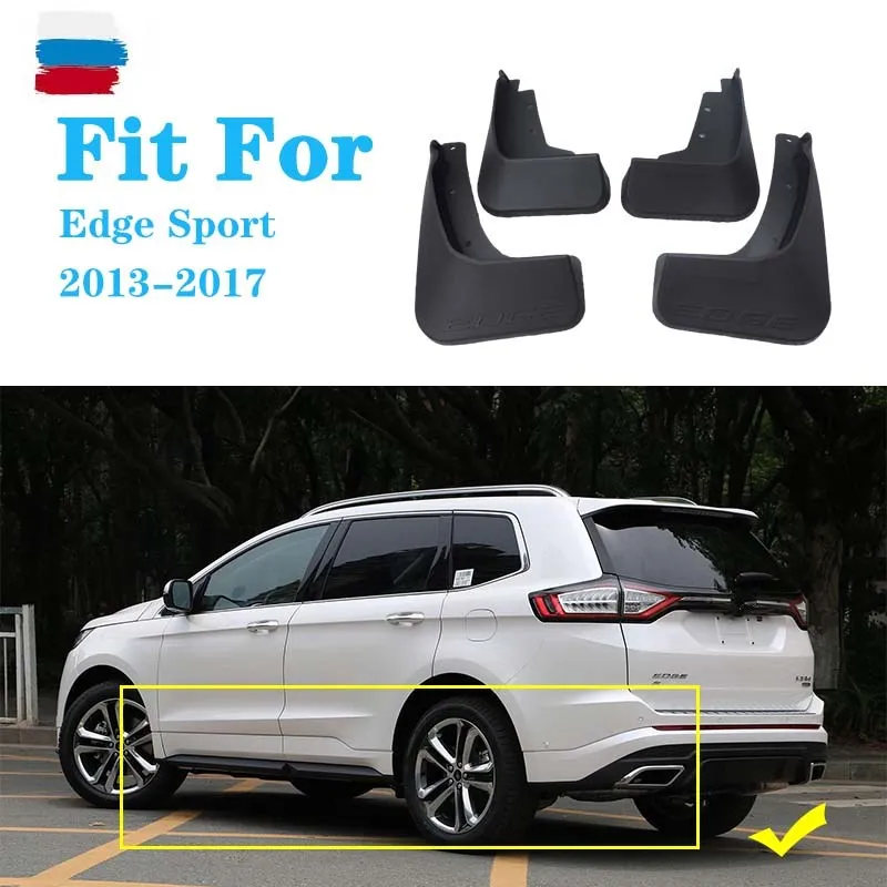 2009-2020 Mudflaps Front Rear FOR Ford EDGE Mudguards Fender Mud Flap Guard Splash Mudguard Fenders car accessories styline