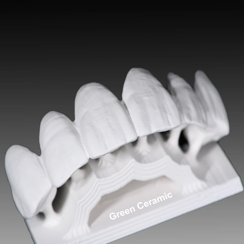 Green HT Plus White Zirconia Block High Translucent  98 95mm Thickness 10-25mm Zirkonzahn and Open System