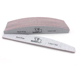 10 pz/lotto tampone per lima per unghie per barche levigatura 150/150 Pedicure portatile smalto grana bellezza tutto il Gel UV professionale Shine Art Tools