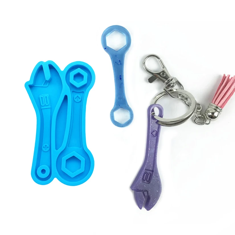 Spanner Wrench Silicone Mold Resin Tools Fondant Chocolate Sugarcraft Mould Cake Decorating Tools