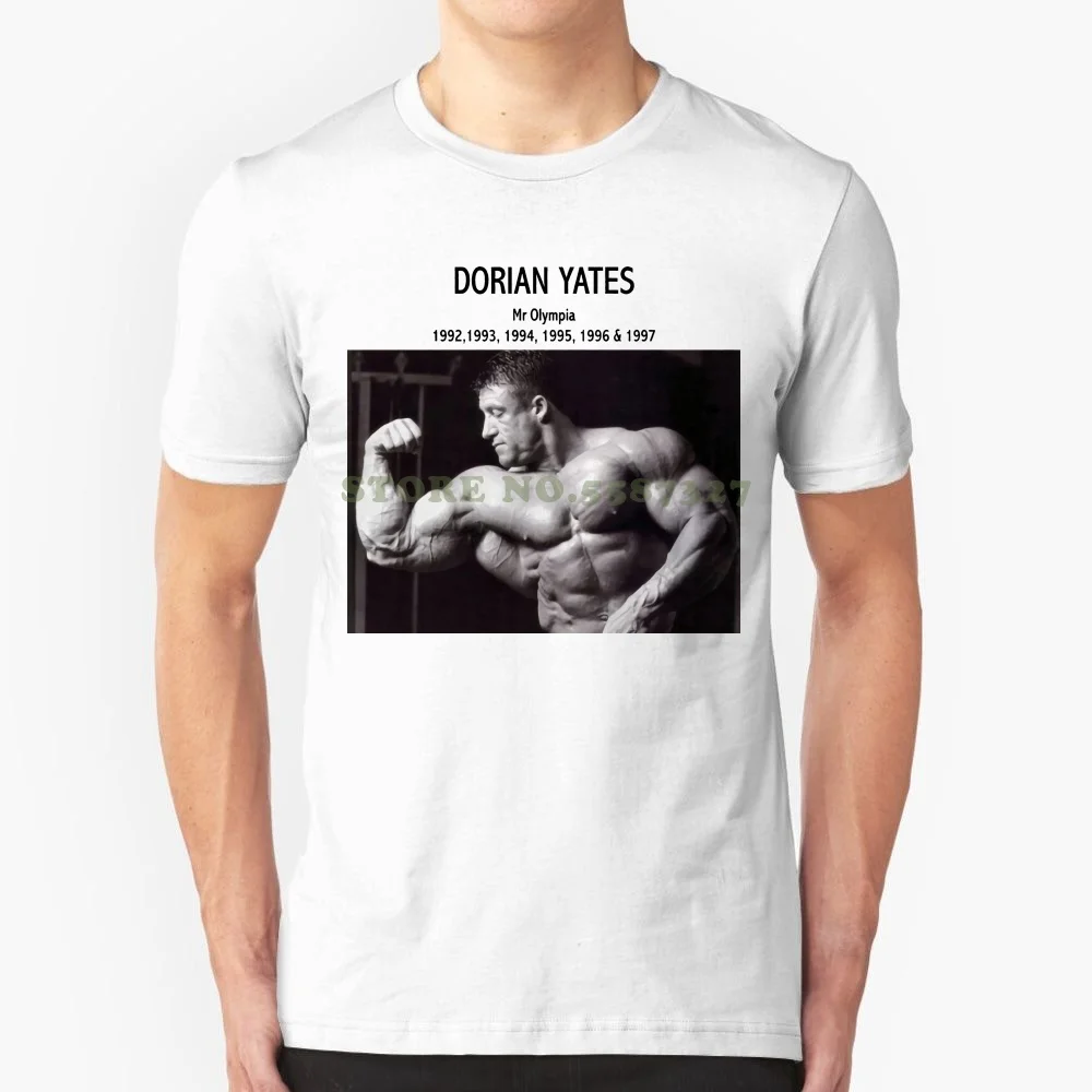 Dorian Yates Tribute Men's High Quality Fit Cotton Bodybuilding Gymnasium Sz M L Xl Cheap Crew Neck Youth's Top Tee Coat Tops