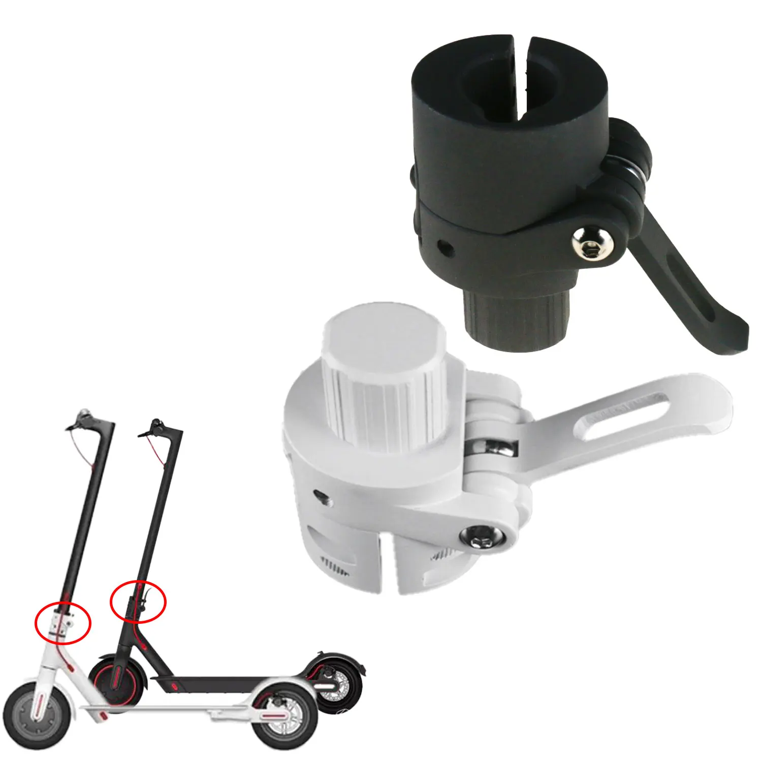 

Folding Pole Base Complete Folding Assembly for Xiaomi M365/Pro/Pro2/1S Electric Scooter Folding Rod Base Screw Replacement Part