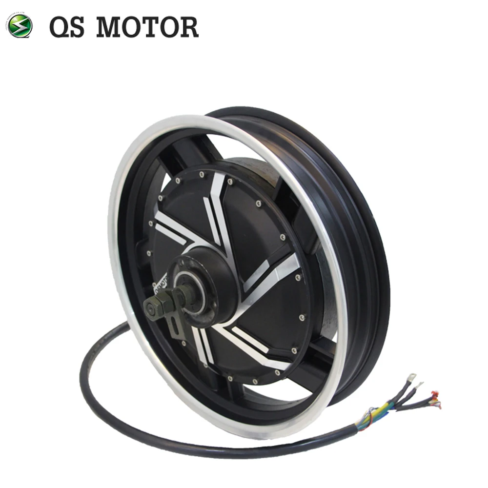 QS 17inch 4kW 273 40H V3 Brushless BLDC Electric Scooter Motorcycle in-wheel Hub Motor With Kits