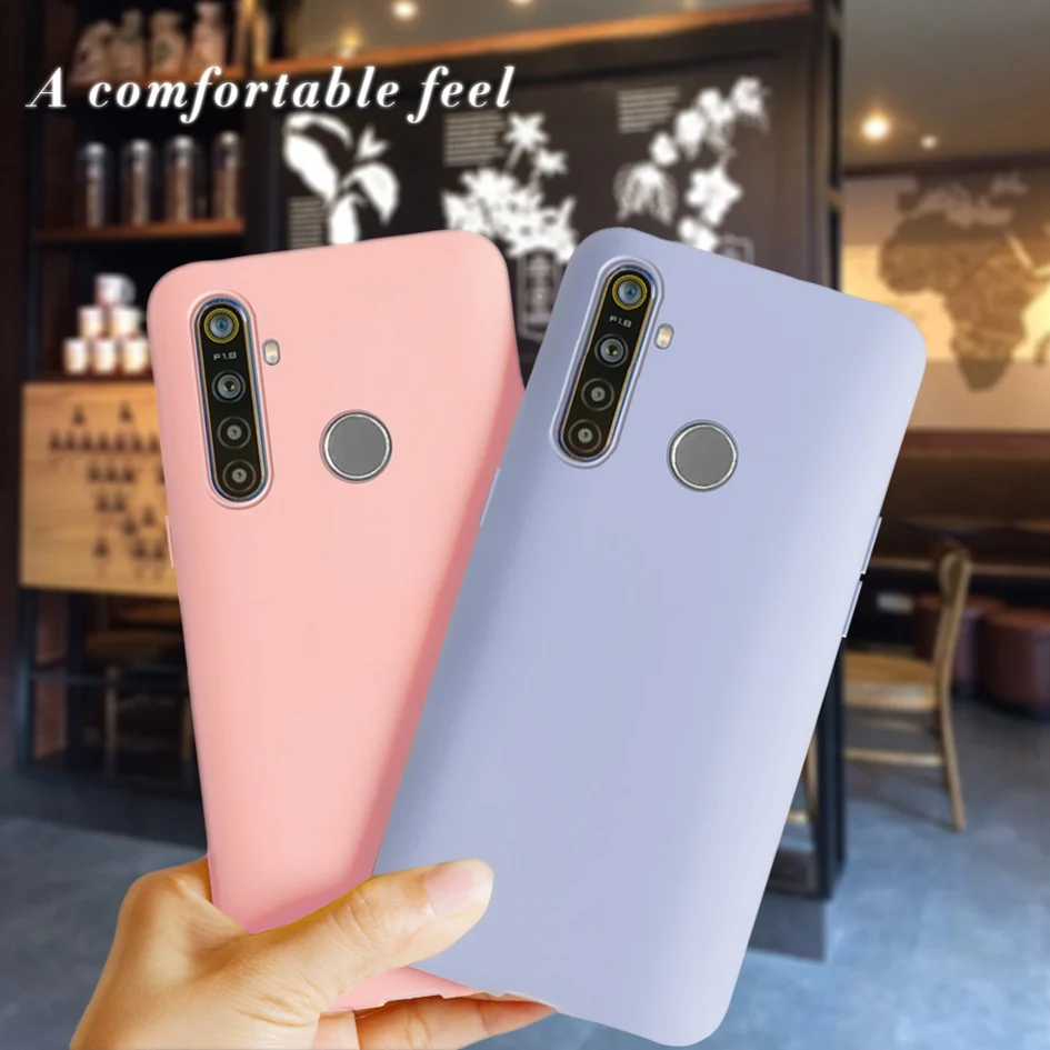 Realme 3 Pro Case For Realme C3 Phone Cover Candy TPU Silicon Soft Matte Case for OPPO Realme Narzo 10 3Pro C3 Back Cover Bumper