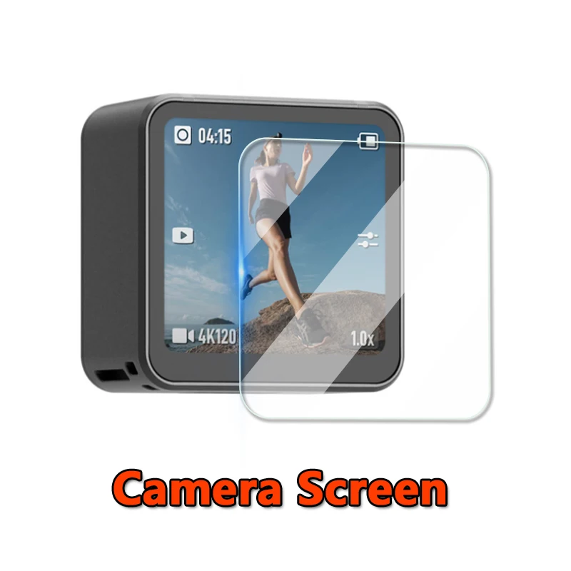 3ピース/セット強化ガラスdji osmoアクション2スポーツカメラ保護glas画面dji Action2