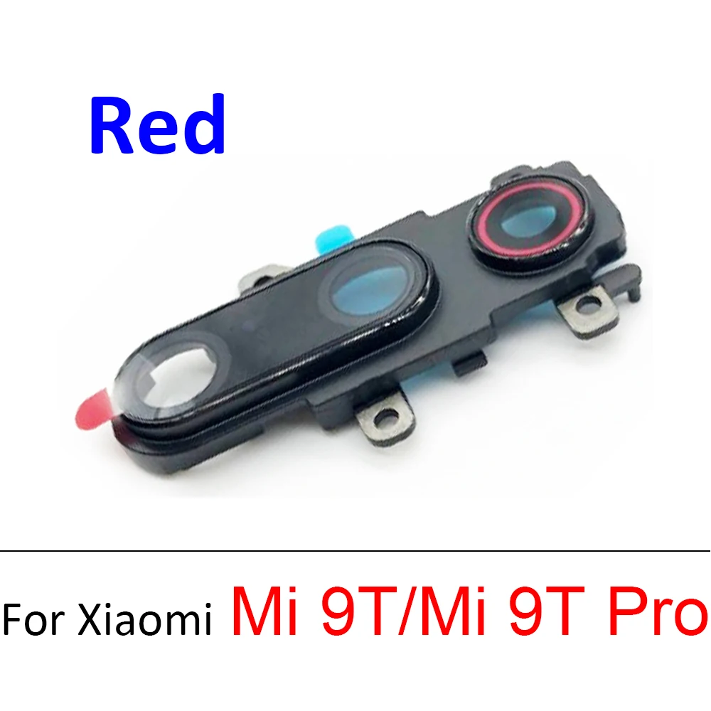 NEW For Xiaomi Redmi Mi 9T Pro K20 Pro Rear Camera Glass Lens Cover With Frame Holder with Sticker Replacement