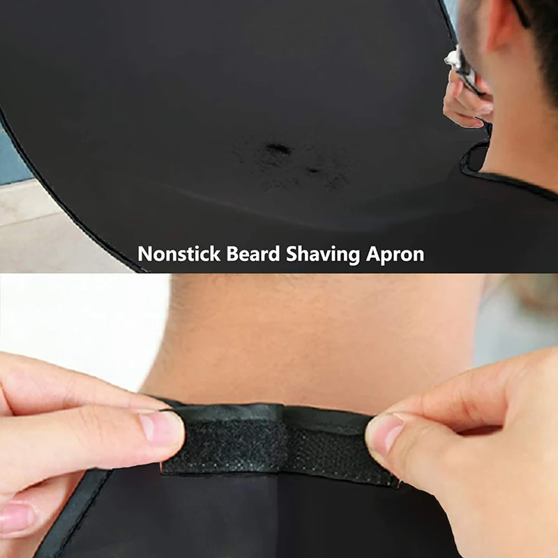 Male Shaving Apron Beard Catcher Care Apron for Shaved Apron Hair Shaving Cloth with Suction Cup Man Clean Apron