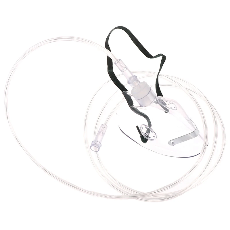 2021 NEW Disposable Face Mask Shield Nebulizer Conduit Adult Oxygen Mask with Tube