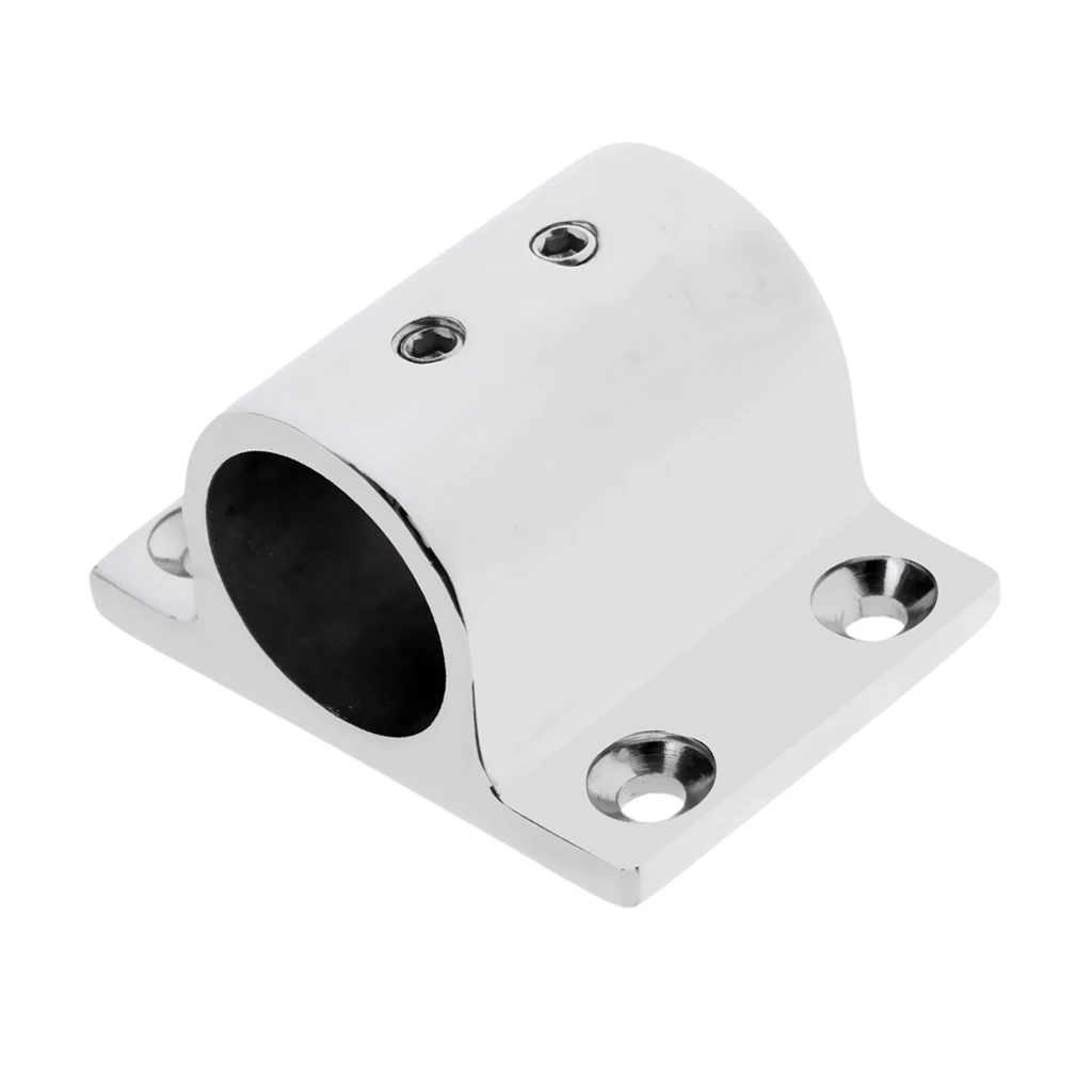4 Pieces Marine Boat Hand Rail Fitting 90 Degree Stanchion Base for 1\