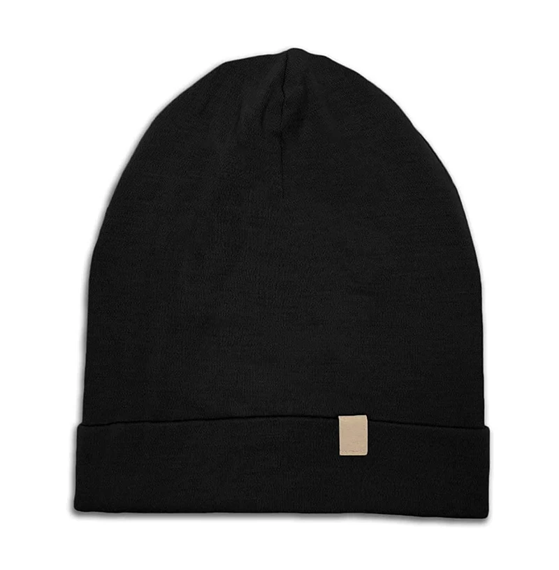 Unisex Merino Wool Cuff Beanie Hat 2 Layer 100% Merino Wool Ridge Beanie Cap Men Women Cap Soft Thermal Warm Winter Hat OSFA