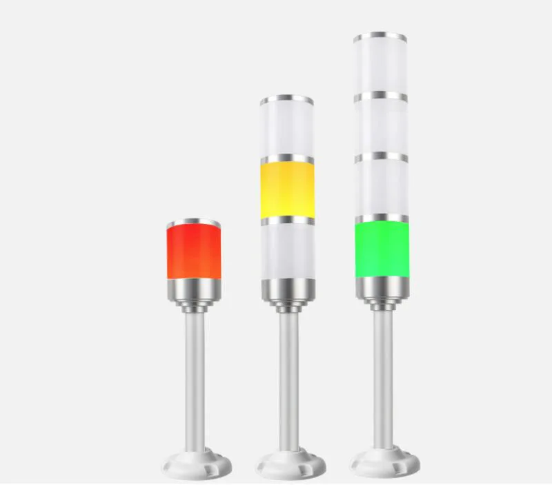 24V Straight arm Intelligent multicolor  indicator light  warning light monolayer  Announciator freeshipping