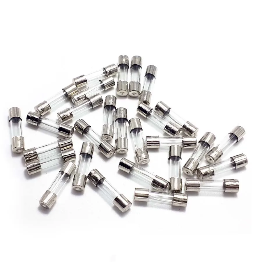 100pcs/lot 5x20 Glass Fuse Assortable Kit 250V 0.1A 0.2A 0.3A 0.5A 1A 2A 3A 4A 5A 6A 6.3A 8A 10A 12A 15A 16A 20A quick blow