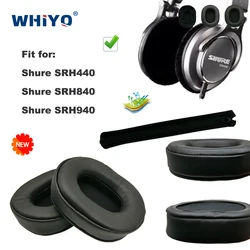 Replacement Ear Pads for Shure SRH440 SRH840 SRH940 Headset Parts Leather Cushion Velvet Earmuff Earphone Sleeve Cover