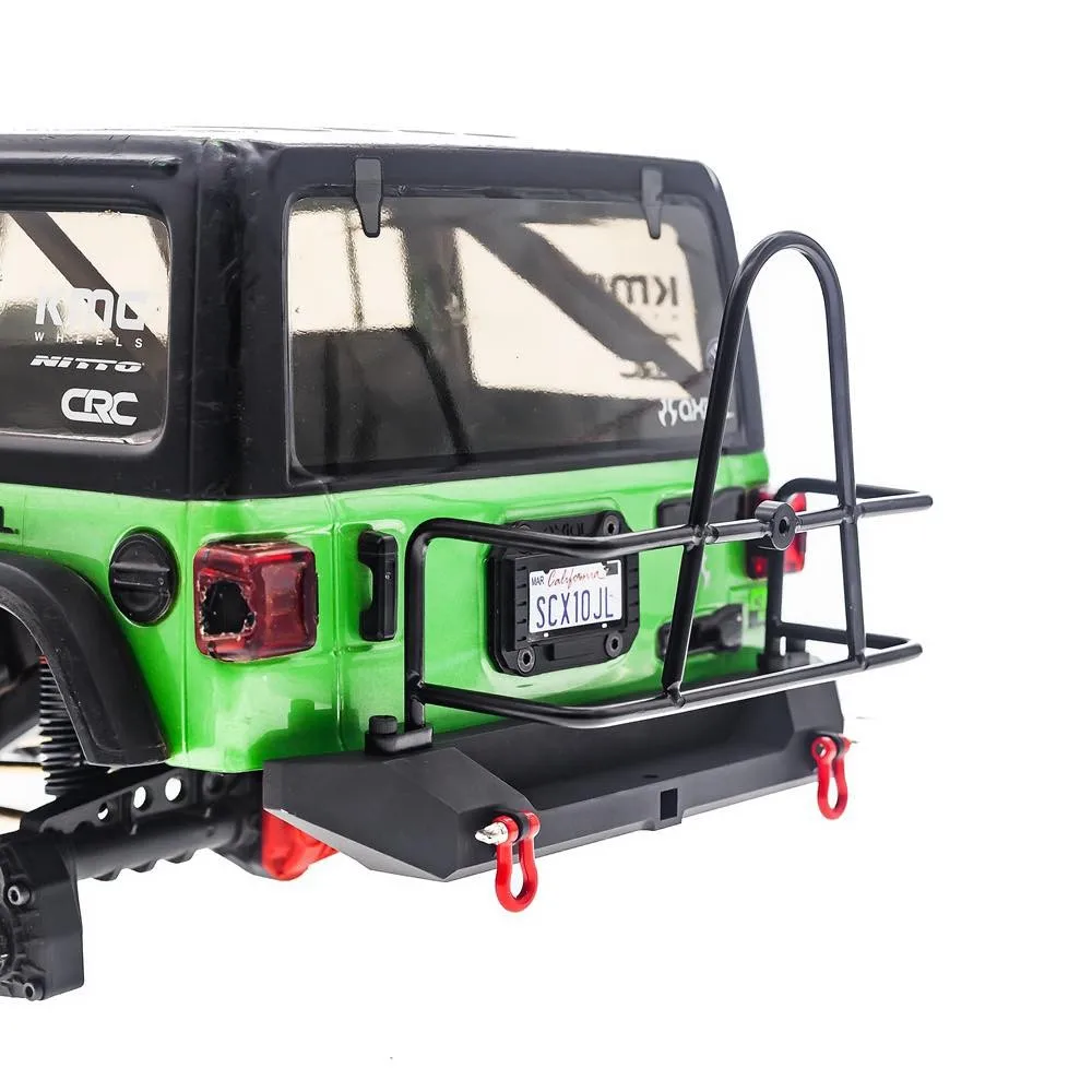Djrc Metal Front Rear Bumper With Tow Hook For 1/10 Rc Crawler Axial Scx10 90046 Scx10 Iii Axi03007 Upgrade Parts