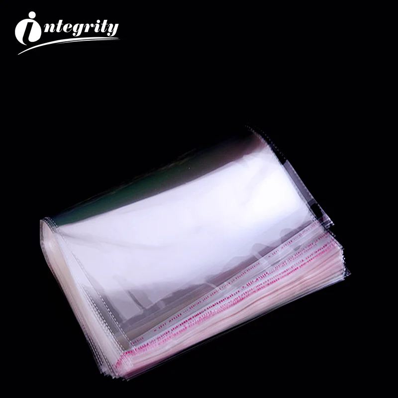 INTEGRITY 1000pcs 12*18cm Transparent Resealable self sealing gift/Boutique/cookie package bags clear zip lock Opp Plastic pouch