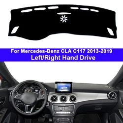 Car Dashboard Cover DashMat Cape For Mercedes-Benz CLA C117 2013 2014 2015 2016 2017 2018 2019 CLA180 200 220 250 AMG CLA200