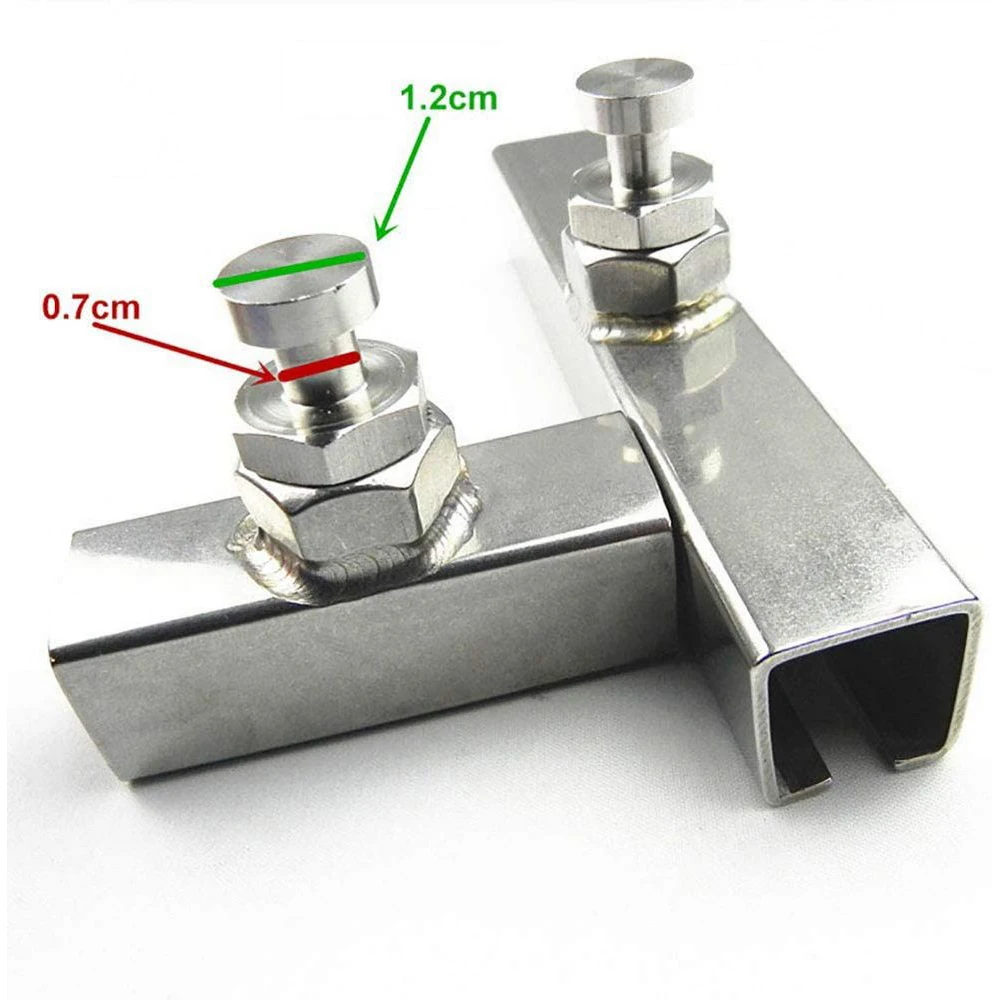 6 Pcs Car Body Dent Repair Puller Paintless PDR Lifter Slide Hammer Tabs Dents Removal Holder Kit Long Dent Area Repair Tools
